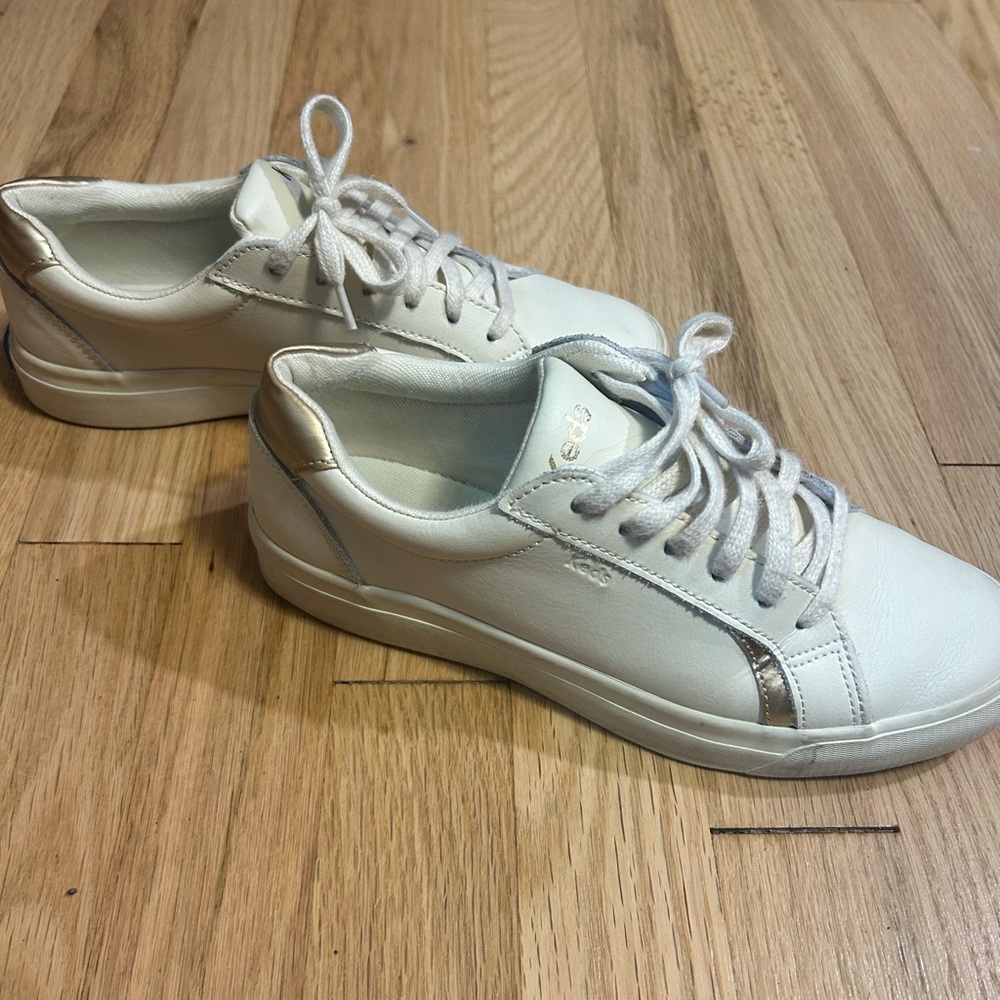 White Leather Keds